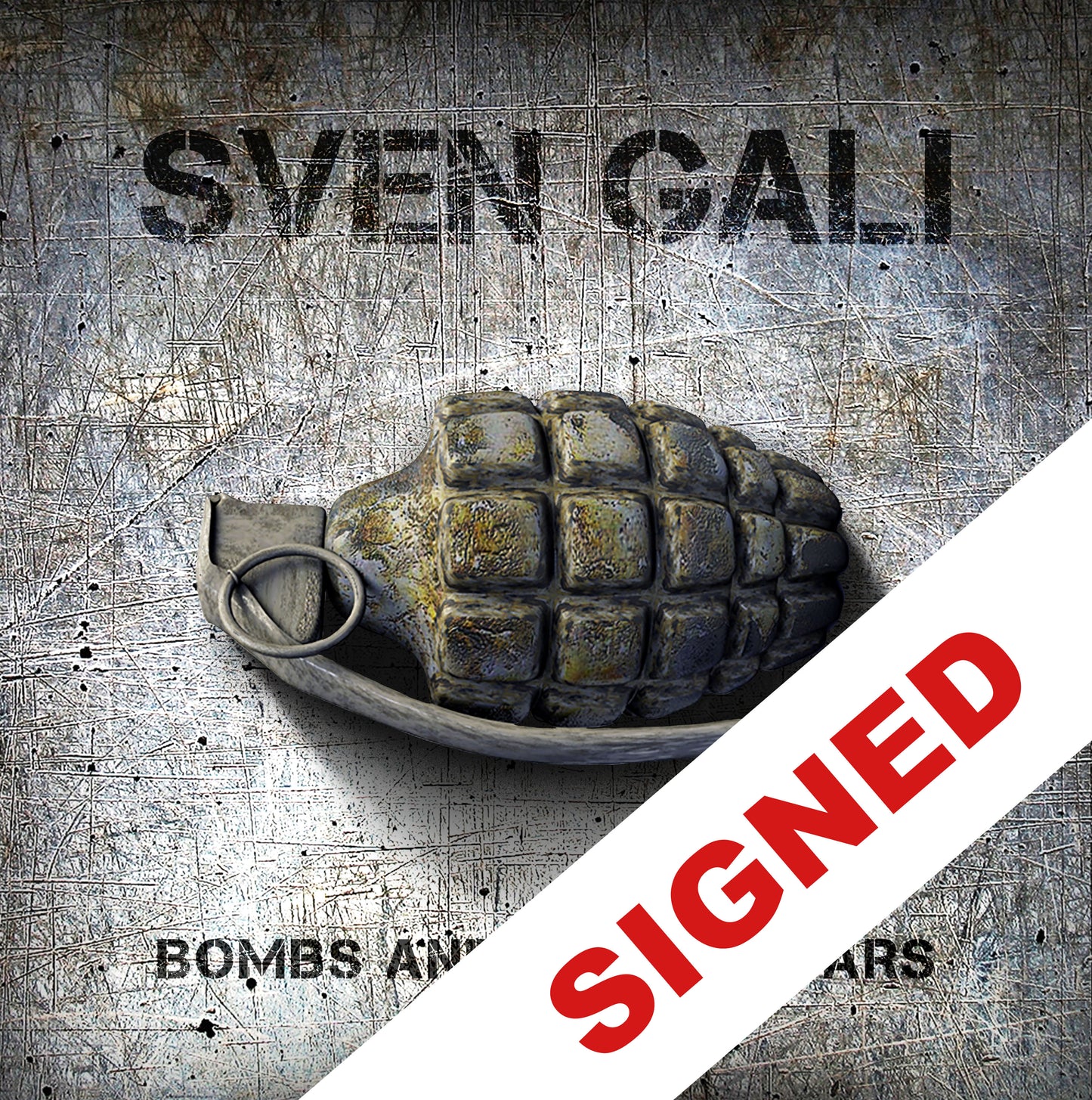 SIGNED Bombs and Battlescars 2023 Black Vinyl