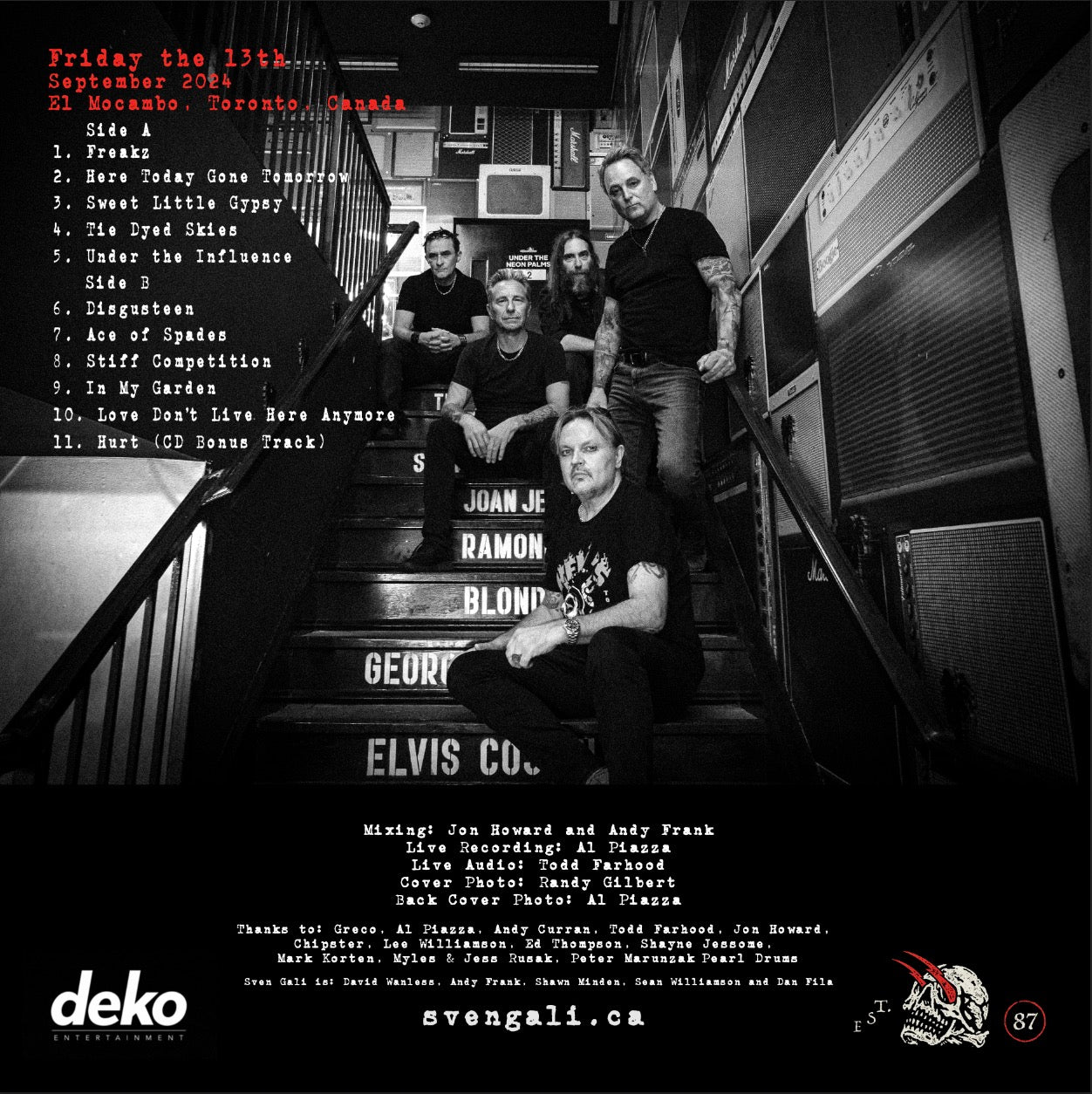 PRESALE Live at the ElMocambo Live Album CD ⛥⛥⛥ CONTEST ⛥⛥⛥