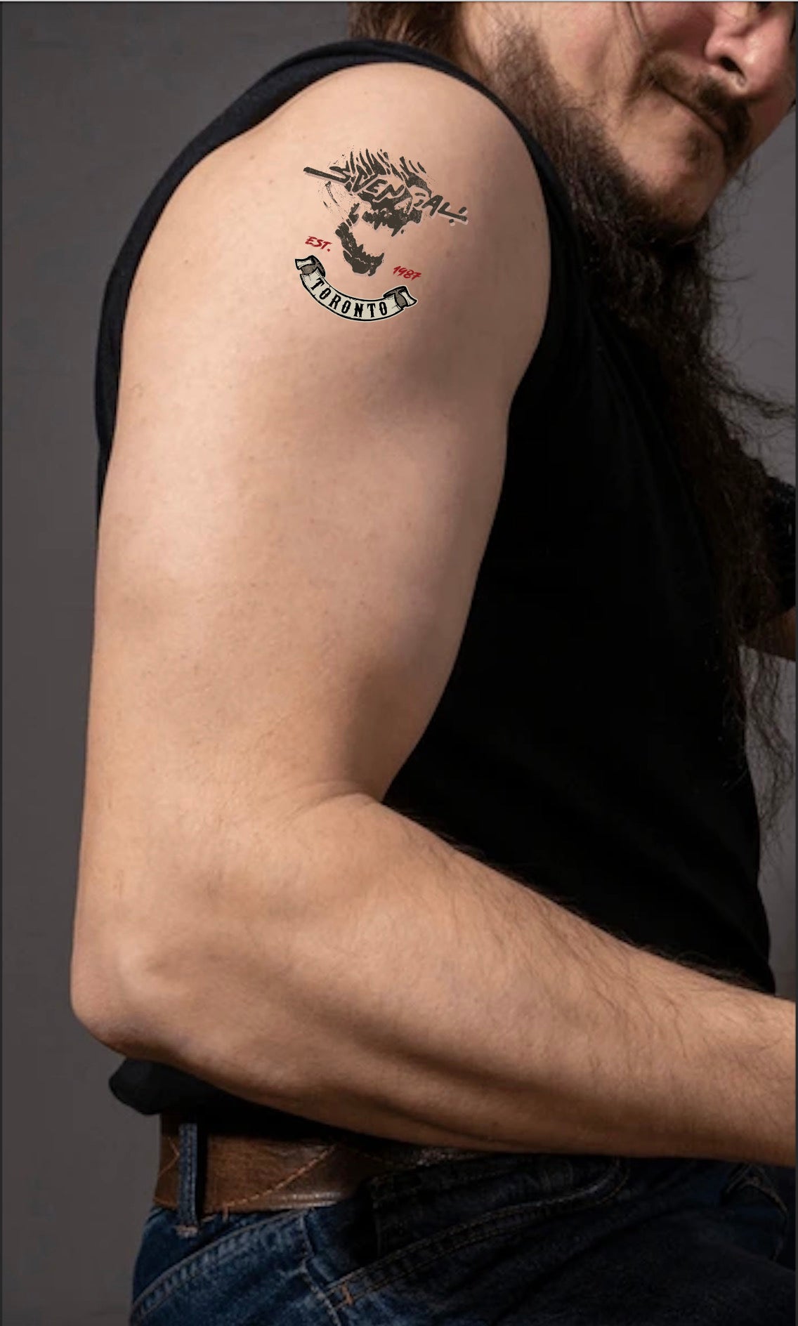 Temporary Tattoo Skull