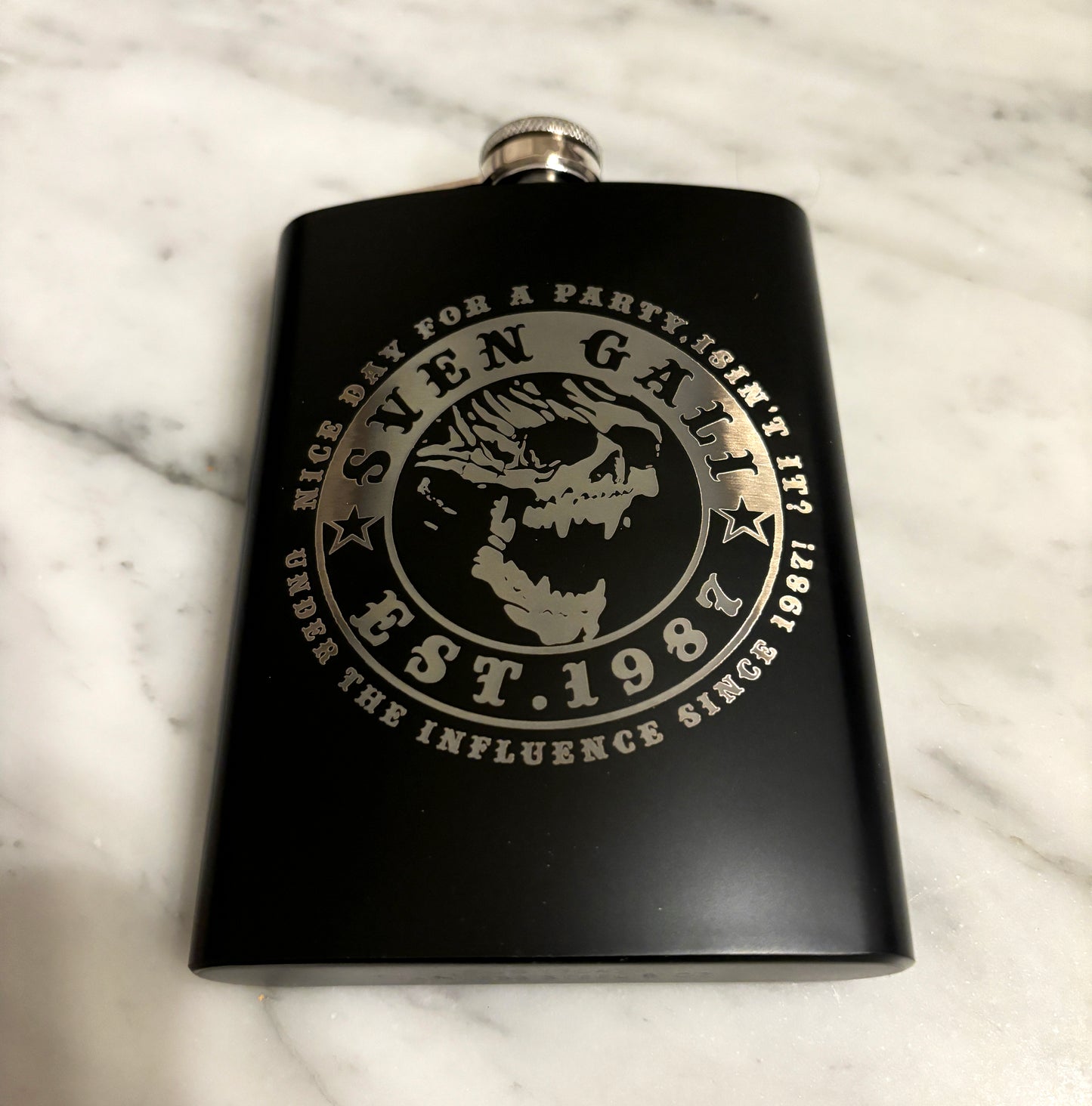 8oz Engraved Flask