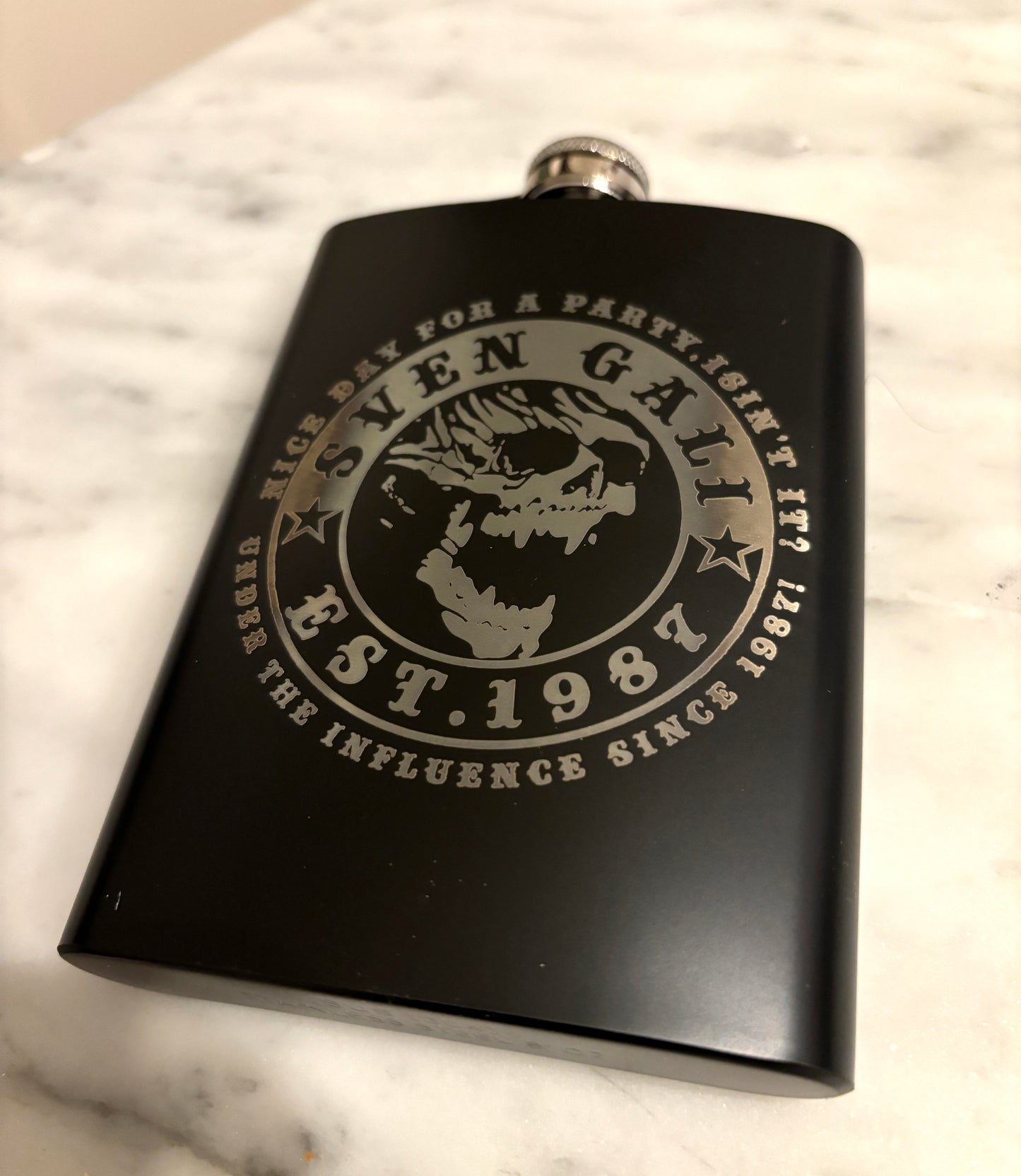 8oz Engraved Flask