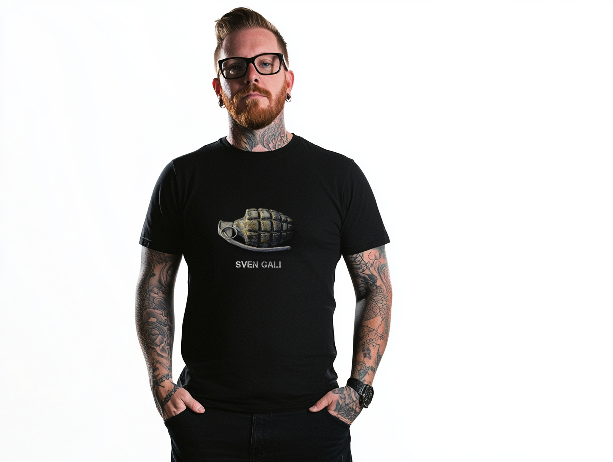 Men's One Gun Grenade T Shirt